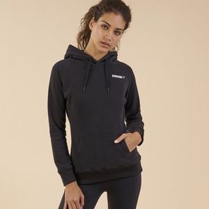 Black gymshark hoodie :)